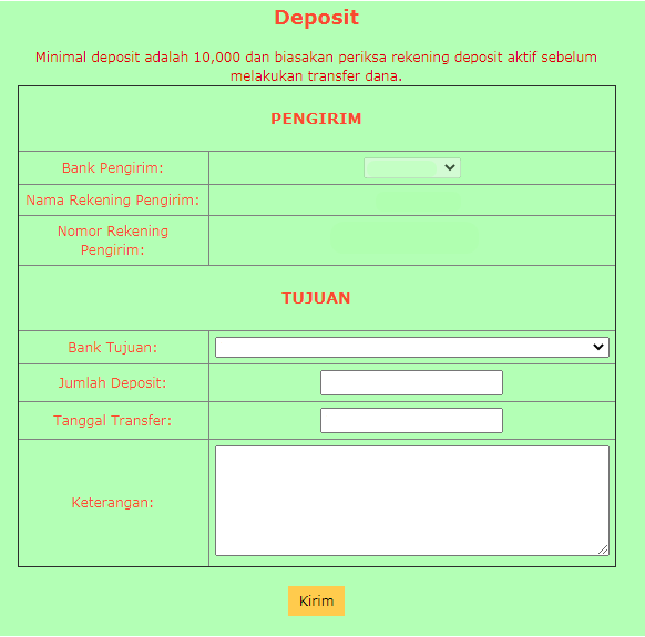 Panduan Deposit